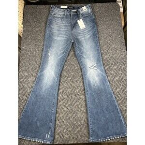 Judy Blue Flare Fit Jeans Women’s 11/30 Distressed High Waist Stretch NWT